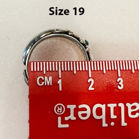 GUCCI Silver 925 Interlocking G Flower Ring 752454 J8749, sz 16, 19, 21 - Picture 11 of 12